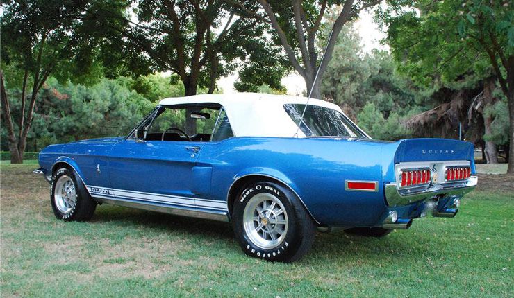 1968 Shelby GT-500 Mustang left rear