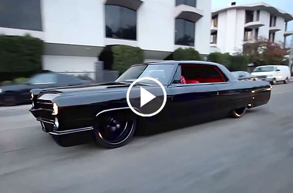 this all black 1966 cadillac coupe deville ursala is a spectacular cruiser throttlextreme