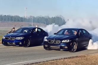 BMW M5 drifting world record