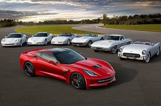 Corvettes through the years