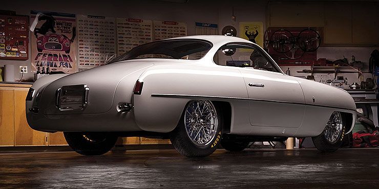 1953 Abarth 1100 Sport Coupe by Ghia rear right three quarter