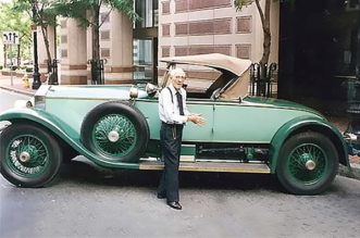 Allen Swift drove his 1928 Rolls Royce Roadster for 77 years