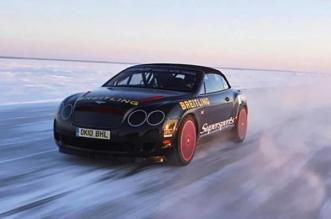 Bentley Continental Supersports Ice Speed Record