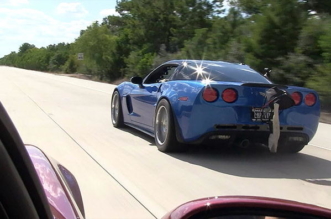 1200hp Viper vs 1500hp Corvette street race