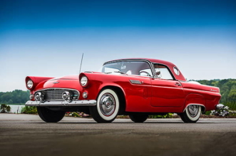 Red Ford Thunderbird