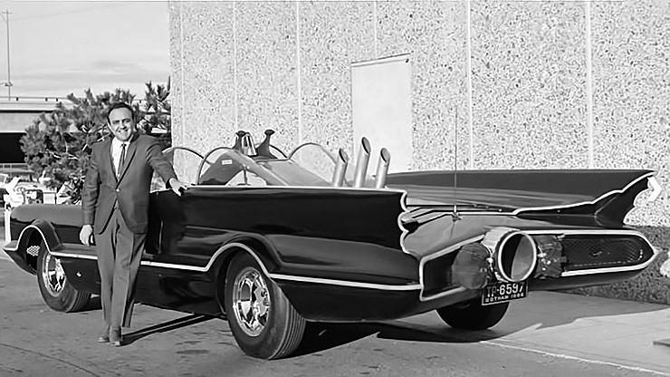 George Barris and Batmobile