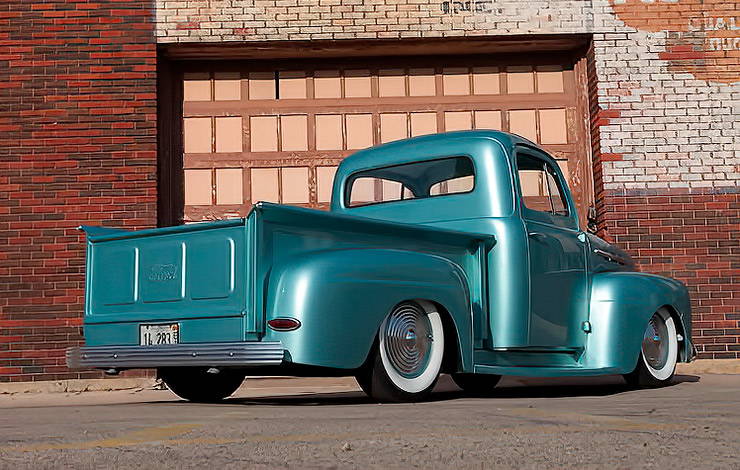 1951 Ford F1 Pickup "Glass Pearl" rear right