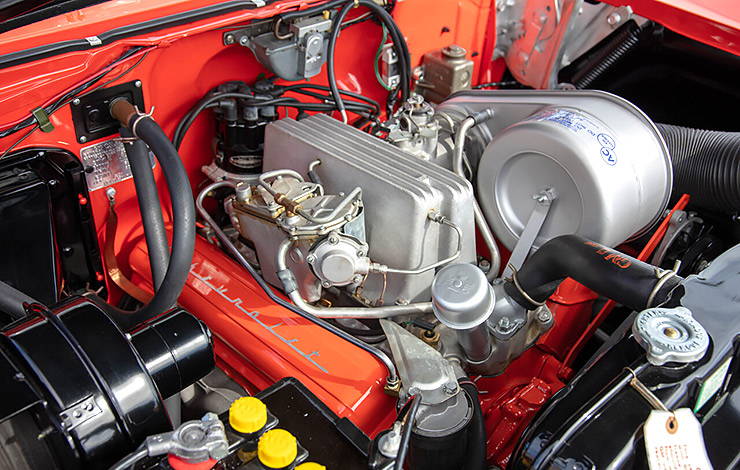Rochester Fuel Injection unit in 1957 Bel Air