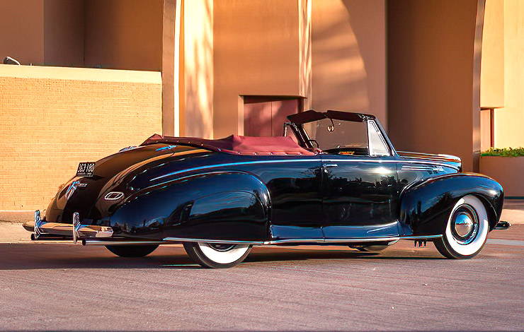 1940 Lincoln Zephyr rear right