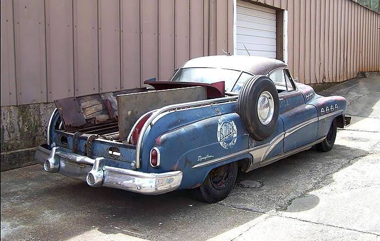 1950 Buick Roadmaser Wrecker rear three quarter