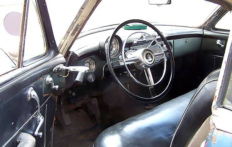 1950 Buick Roadmaser wrecker interior