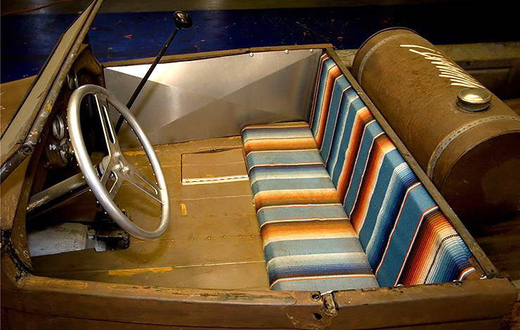 1929 Ford Model A Custom Roadster Pickup interior