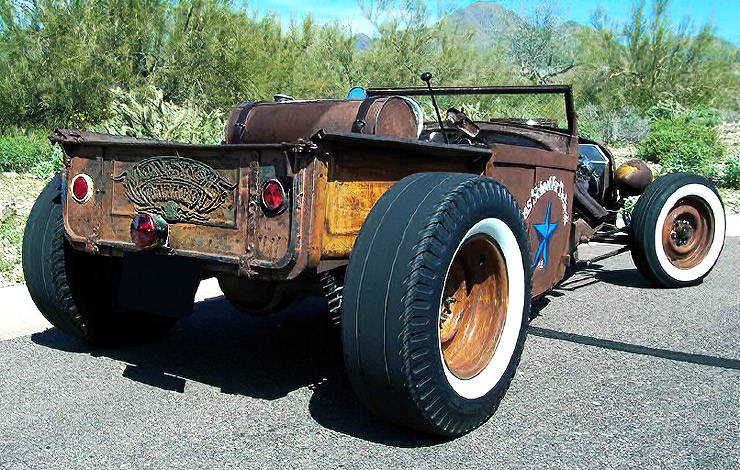 1929 Ford Model A Custom Roadster Pickup rear right