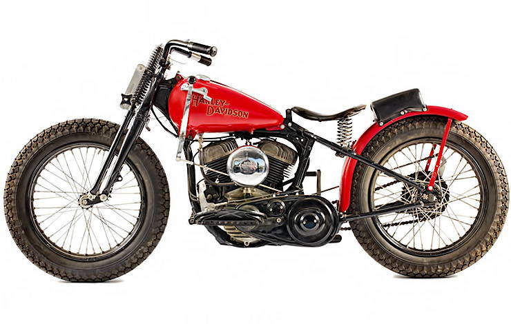 1946 Harley Davidson WR 45 Flat Tracker left side