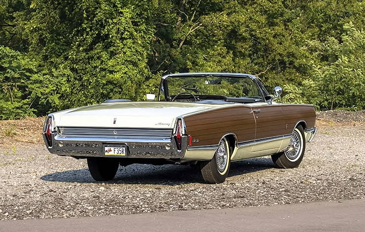 1968 Mercury Park Lane Convertible with Yacht-Deck Vinyl Paneling rear right side